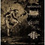 AKERBELTZ / AVANGH DHUR / MORBID YELL / HELLTHRONE - Split S/T . LP