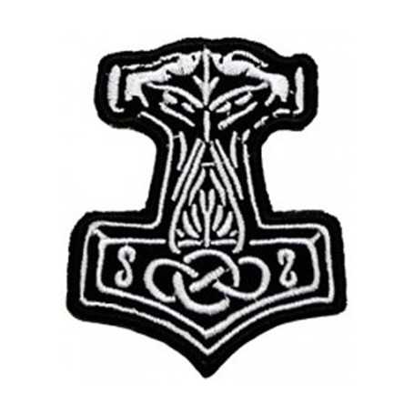THORS HAMMER - Silver Embroidered