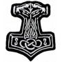 THORS HAMMER - Silver Embroidered